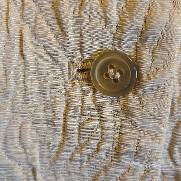 Jones N.Y.-Cream textured short cream jkt with belt Sz L - Picture 6 of 12